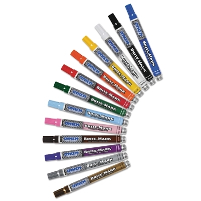 BRITE-MARK PAINT PEN MEDIUM TIP BLUE